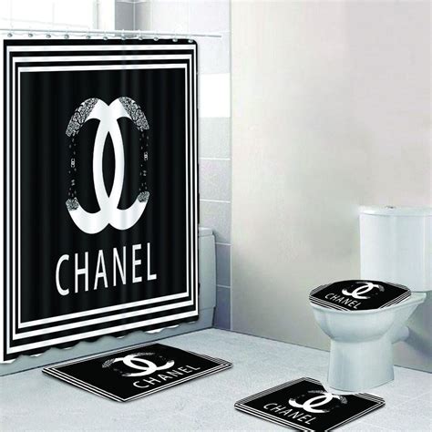 chanel bathroom mat|Amazon.com: Chanel Bathroom Set.